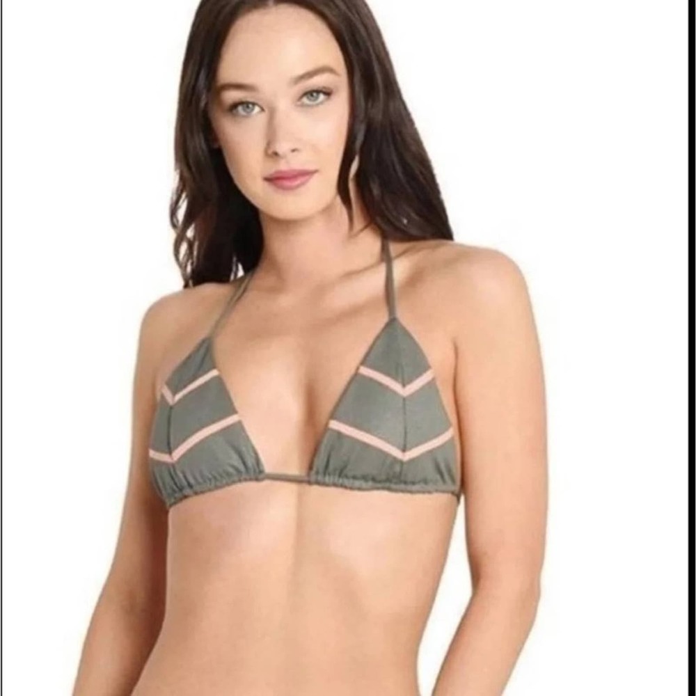 Tavik Lea chevron Triangle Bikini Top M